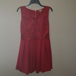 Red Dress with sides cut out | L
